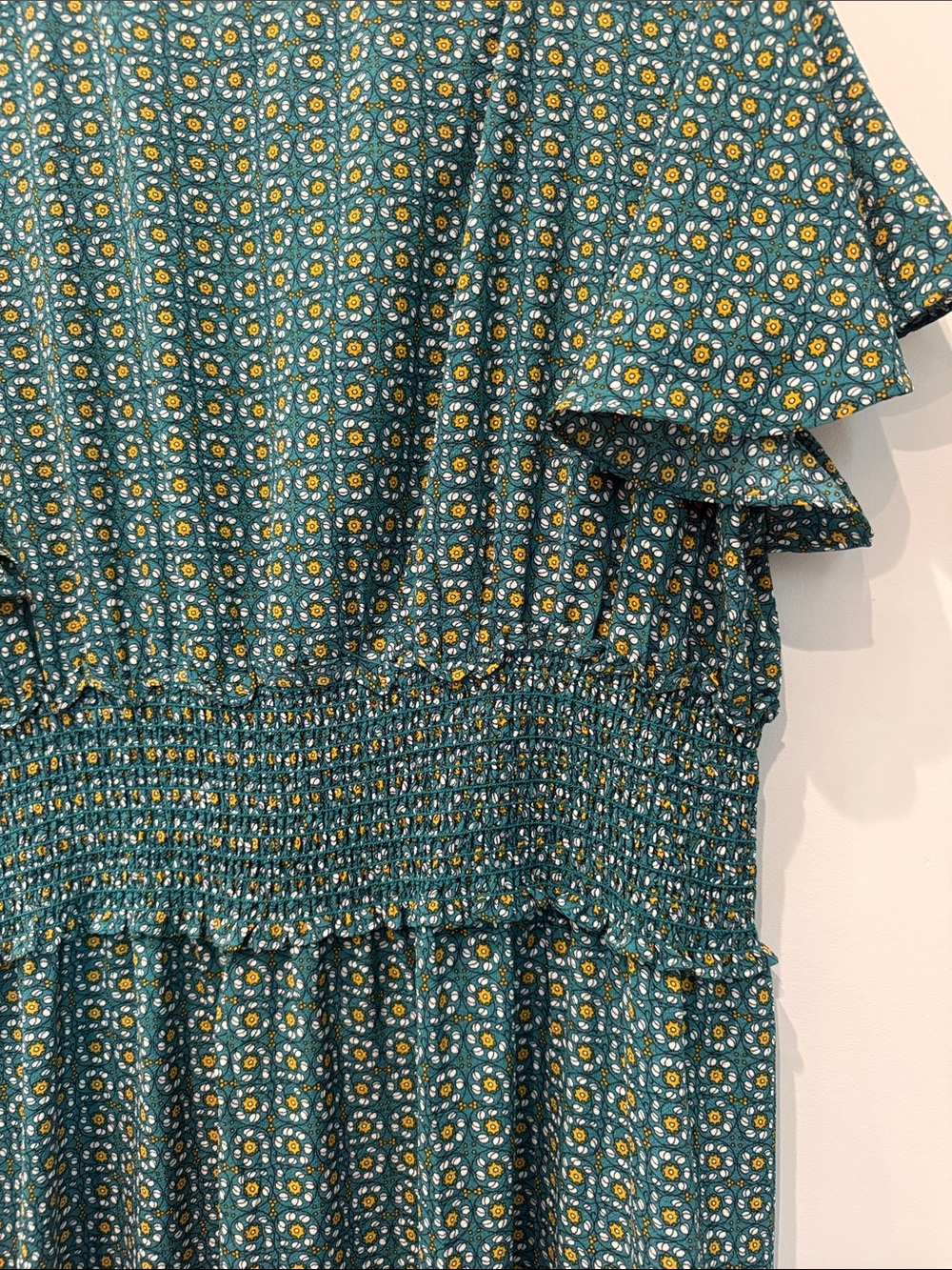 Max Studio Dark Teal Print Maxi Dress - Picture 10 of 15